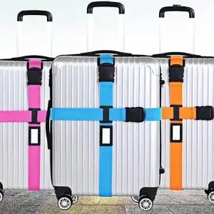 [라일리] Rly 캐리어 보호밴드 여행용 블루 벨트 네임택