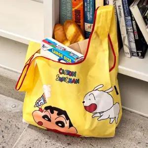 Rly 짱구는못말려 아이스크림 짱구 마켓백 장바구니 가