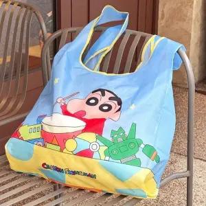 Rly 짱구는못말려 장난감 상자 마켓백 장바구니 가방