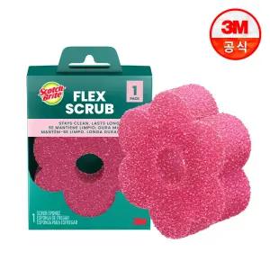 [3M] 물온도에 따라 변하는 스카치 브라이트 플렉스 스크럽 스펀지 수세미 1입x2개