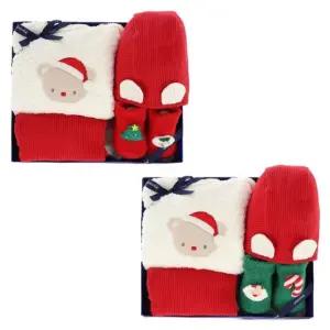 [갤러리아] (25년신상,백일,돌,크리스마스)클클바디슈트모자세트+양말세트(A2760619)