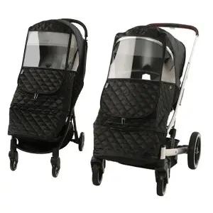 맘스포유 리안/잉글레시나/타보/줄즈 유모차 휴대용 디럭스 겨울 누빔 방한커버