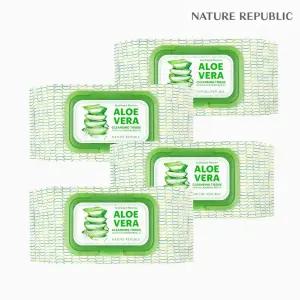 [네이처리퍼블릭/대용량 저자극 클렌징] 수딩 앤 모이스처 알로에베라 클렌징 티슈 2+2 (360매)