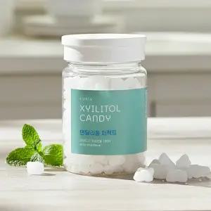 핀란드산 100% 자일리톨 무설탕 캔디 150g 용기형 양치후에 먹는 캔디