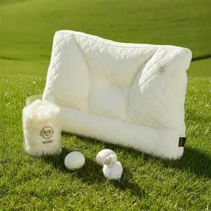 호주산100% 천연양모 60수 고밀도 바이오워싱 경추 베개솜