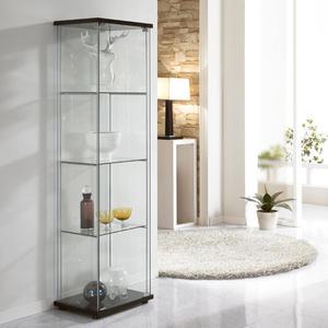 브라이트 4단 장식장/ 거실장/ 4단 서랍장/ 양주나 와인장/ 강화유리 피규어 장식장