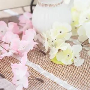 벚꽃 꽃잎 조화 봄향기 봉지 (100개입) 2컬러 잎봉지 꽃송이 인테리어 장식 소품 만들기 재료 인조