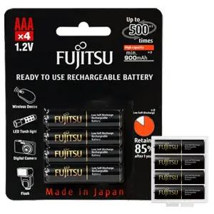 후지쯔 Ni-MH AAA 950mAh 프리미엄 충전지 (4알)/충전건전지