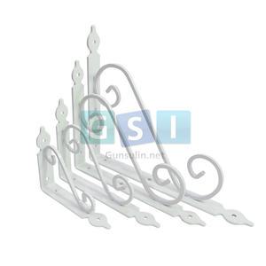 선반용 꺽쇠 아트 흰색/기억자/ㄱ자 철물/선반 받침대