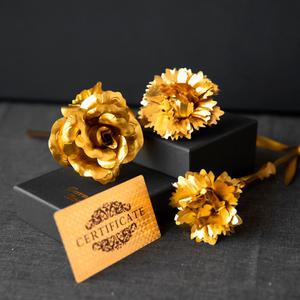 어버이날선물 24K 금장미 금카네이션 금꽃다발