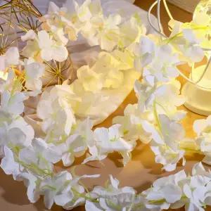 꽃장식 조화 넝쿨(2M) (화이트)/인테리어 식물장식