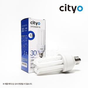 씨티오 삼파장전구 EL 30W E26 주광색 / 전구색