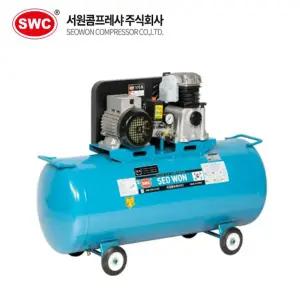 서원콤프레샤 SF59 5.5마력 140L 철탱크 저소음 저진동 이동편리