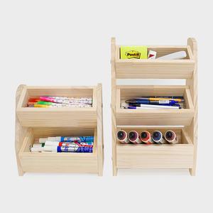 우드리 DIY/반제품/학교/목공체험/목공수업/교구/보관함/방과후/만들기 안녕미니선반2단,3단 교육 영상제공