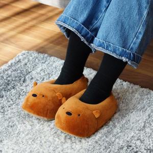 [WEBAREBEARS]위베어베어스 그리즐리 극세사 실내화 거실화 덧신