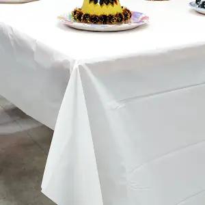 비닐 식탁복 일회용 테이블보 화이트
