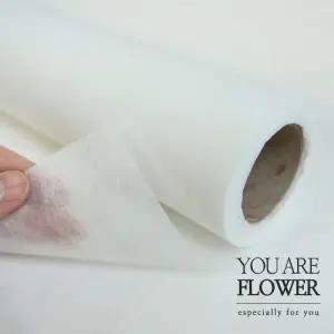 부직포롤 소 흰색 포장지 50cm x 18M 소용량 꽃포장지