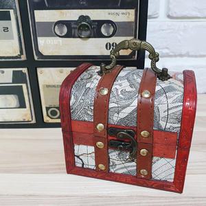 지도보물상자/방탈출소품/빈티지 지도함