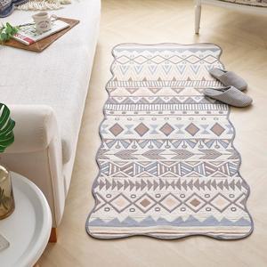 [기타]베누지오 클로이 오렌지 워셔블 자카드 쇼파매트 (65x240)