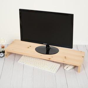 [기타]원목 듀얼 모니터받침대 기본와이드