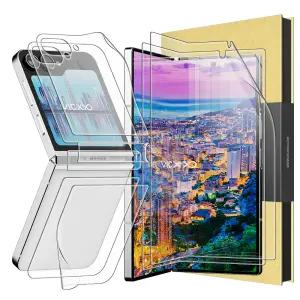 2매 갤럭시 Z플립6 Z폴드6 5 4 3 2 1 필름 강화유리 카메라 보호 풀커버 내부 외부 힌지 지플립6 제트플립6 폴드6