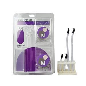 브러쉬포유 리필치간칫솔 원뿔M(1.2)200p+핸들4p+케이스+생분해휴대용10p