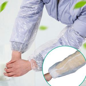 일회용 팔토시-100매 작업용 실험실 비닐팔토시 위생 안전 방수 PE