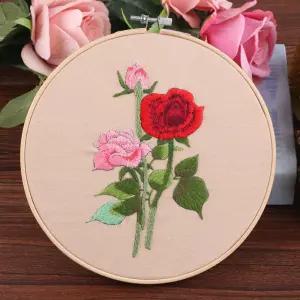 프랑스자수(20cm) 장미