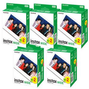 후지필름 정품 인스탁스 와이드필름10팩(100장) / ID당 데코펜+집게 (주)디카인메카