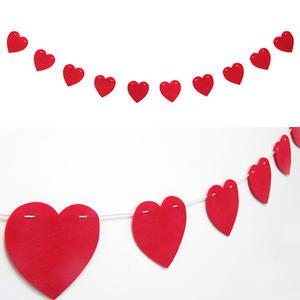 파티펠트가랜드(하트레드)생일파티 프로포즈 홈파티 행사