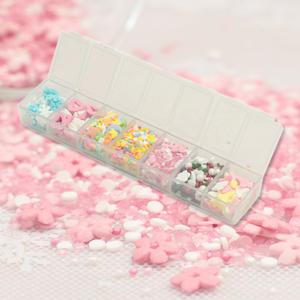 7가지 스프링클 세트 Love / 쿠키 케익 장식 만들기 재료 믹스 레인보우