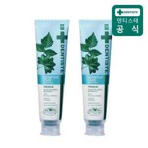 덴티스테 뉴센서티브케어 치약 200g 2개 시린이 완화 기능성