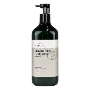 비욘드 힐링포스 스캘프 클리닉 샴푸 1000ml 대용량 비건 비오틴 검은콩 쑥 함유