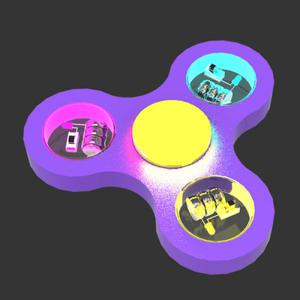 무지개 LED 자이로 스피너 만들기(1인용)