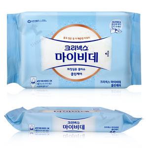 크리넥스 마이비데 리필 46매x1팩 화장실 용 물티슈