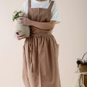클래식 방수 원피스 앞치마/어린이집/유치원/바리스타