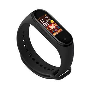 스마트워치 미밴드3 4 호환 실리콘 컬러 스트랩 블랙
