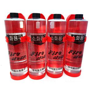 파이어매직 소화용구 4세트(본품4개+거치대4개) 던지는 소화기 초기화재 가게 집 가게 학교 학원