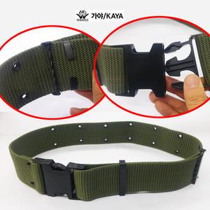 국산 탄띠벨트 원터치형 군용 탄티 밸트 혁대 허리띠 공구 걸이 작업용 공구집