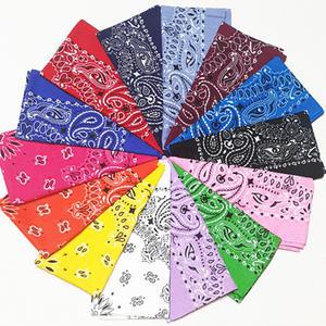 순면 빅 페이즐리 반다나 두건 손수건 터번