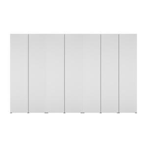 한샘 바이엘 채널 옷장세트 화이트 350cm(높이216cm) 선반형