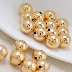 14k 옐로우 골드필드 볼 비즈 만들기 4.0 mm 10개입