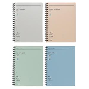 모닝글로리 6000 테마칼라 스프링노트 16절 좌철공책