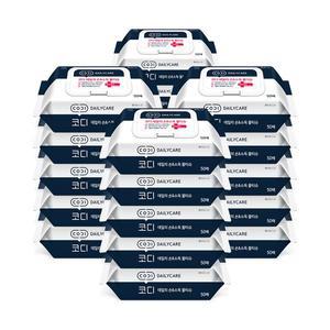 [코디] 데일리 손&소독 물티슈(캡) 50매20팩