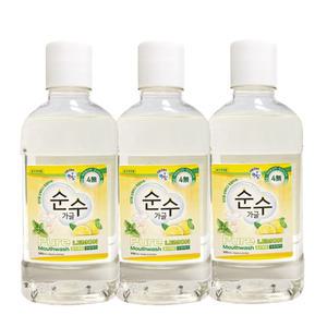 순수가글 무색 무알콜 구강청결 가그린 300mlx3개