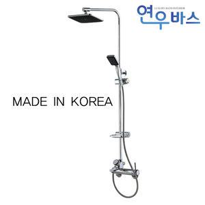 국산 해바라기 샤워기 DS6000 블랙 수전 일체형