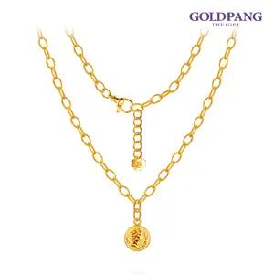 [골드팡] 24k 순금 라운드 엘리자베스코인 목걸이 11.25g