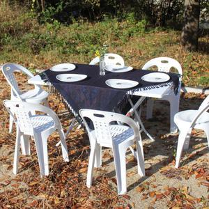 플라스틱 접이식 W 테이블/야외테이블/직사각