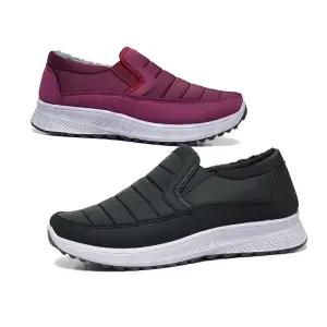 여성 겨울 털 단화 슬립온 운동화 패딩 털신발 방한화 달라