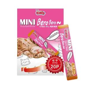 더캣츠 미니 베로베로 20p - 새우/고양이간식
